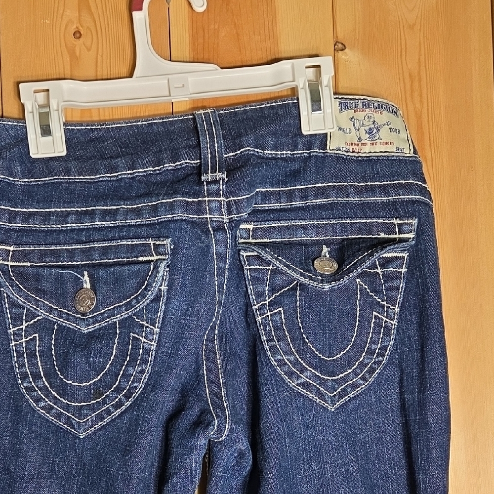 True Religion Women's Dark Blue Jeans